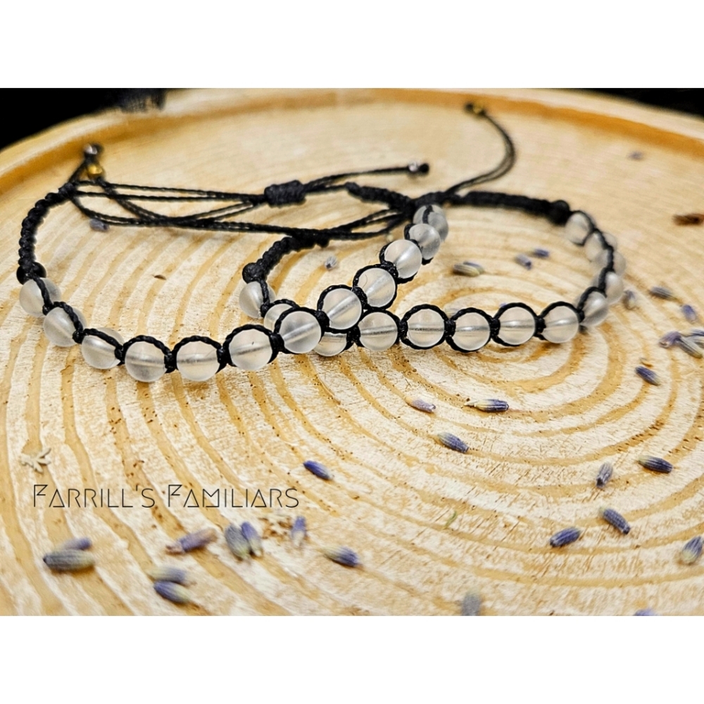 Clear Quartz Shamballa Bracelet